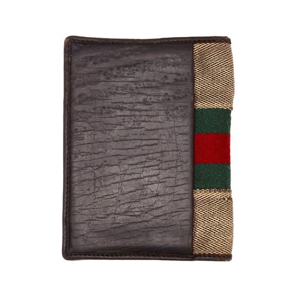 🔴 Gucci Pocket Organizer Wallet - Signature Web - Picture 2 of 7